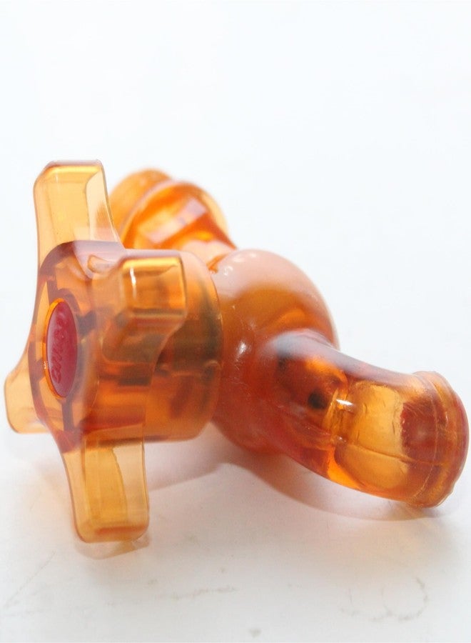 New Ware PVC Plastic Bib Cock Water Tap 1/2 Inch (15 mm) | Hot & Cold Water Faucet for Kitchen, Bathroom & Wash Basin | Durable Plastic Tap | Pack of 2 - Image 4